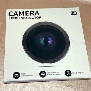 NIB WSKEN for iPhone Series Matte Alloy Camera Lens Protector Blue